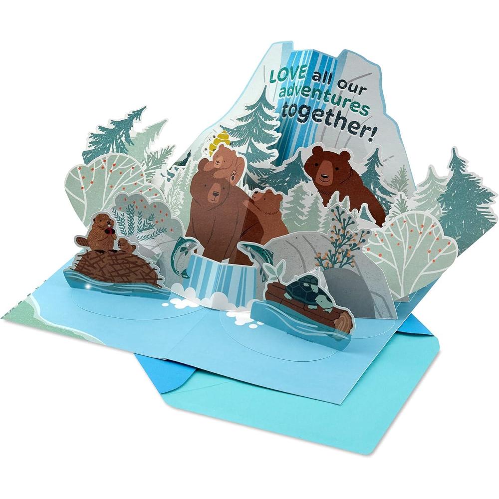 image:imageHallmark Pop Up Fathers Day Card for Dad Grandpa Husband Papa Bear