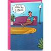 Hallmark Shoebox Funny Mother’s Day Card from Husband or Partner (Guy on Couch)(Mother’s Day  From Grateful Partner)