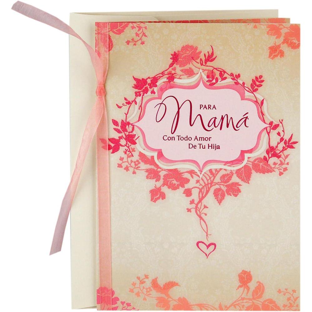 image:imageHallmark VIDA Mothers Day Card en Espaol from Daughter Spanish More Than Words Can SayGreeting Card