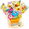 Hallmark Pop Up Mother’s Day Card with Song for Mom (Pot of Butterflies, Plays Happy by Pharrell Williams), 5.8 x 8.3 inches (799MDL2026)(Pop Up Flowers  Plays Happy By Pharrell Williams)