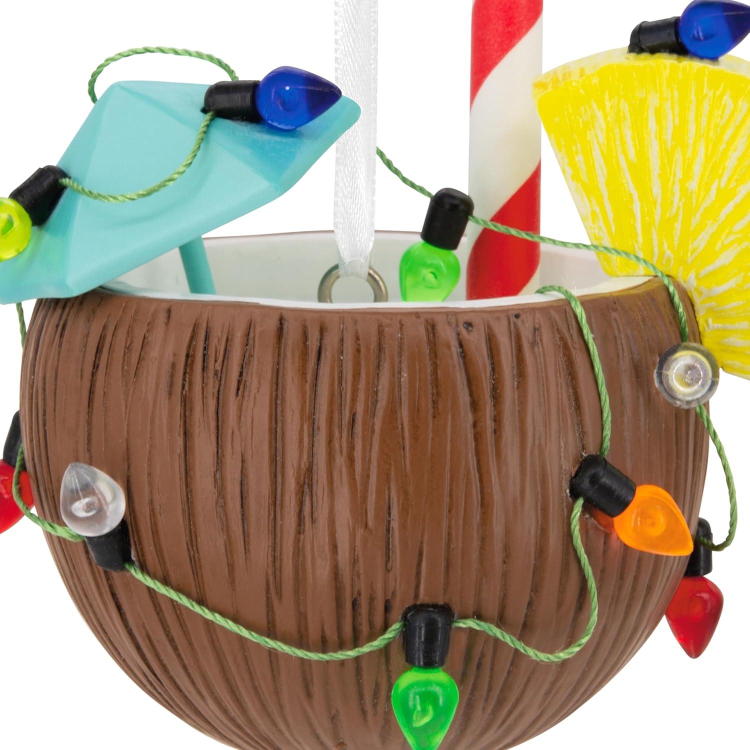image:imageHallmark Festive Coconut Cocktail Christmas Ornament