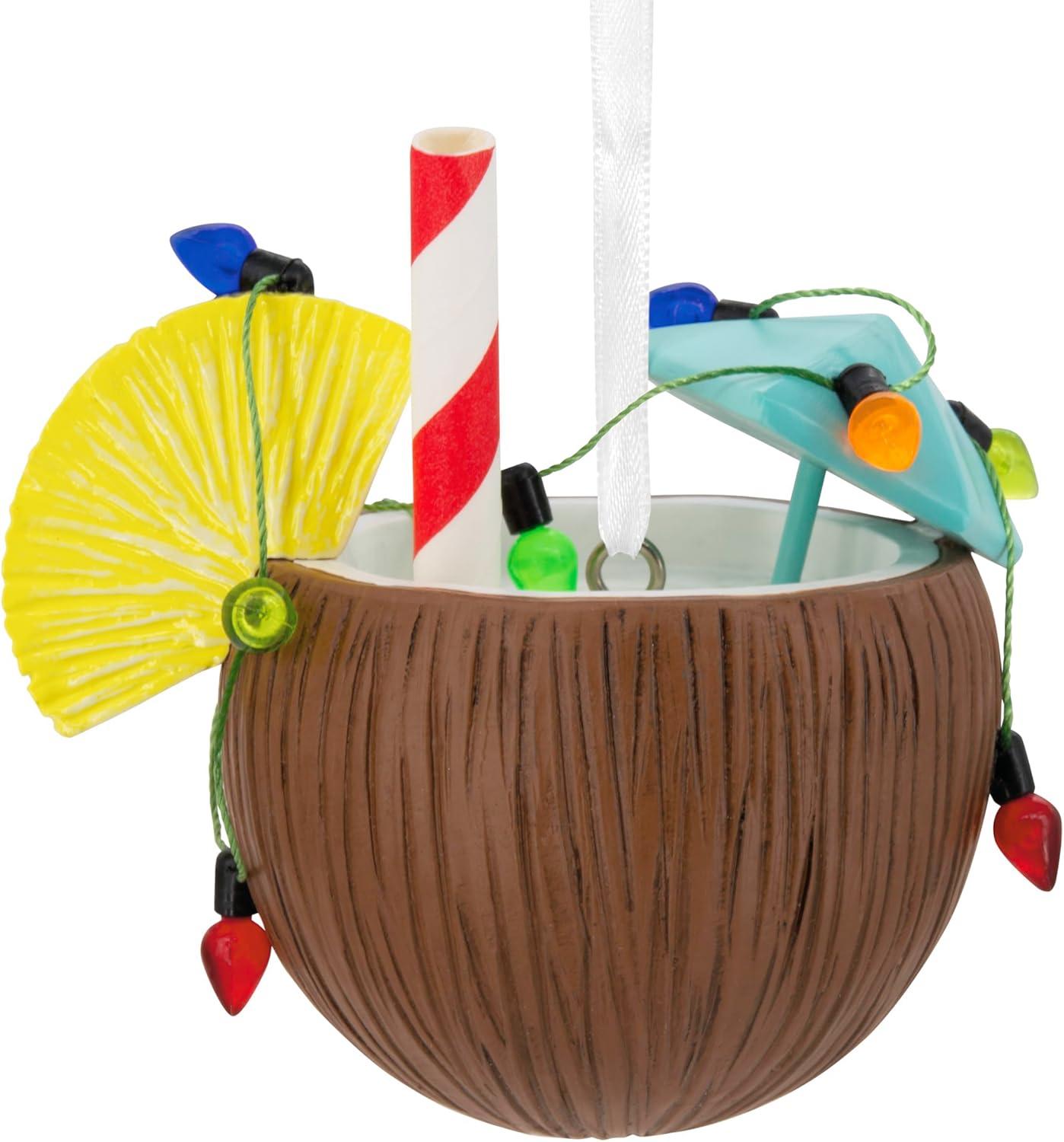 image:imageHallmark Festive Coconut Cocktail Christmas Ornament