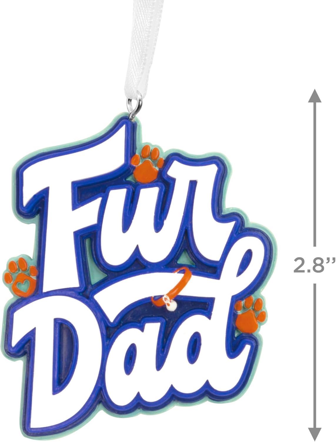 image:imageHallmark Fur Dad Word Art Christmas Ornament
