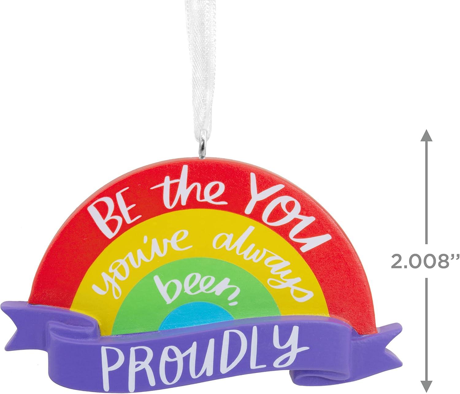 image:imageHallmark Proudly Be You Rainbow Christmas OrnamentProudly Be You