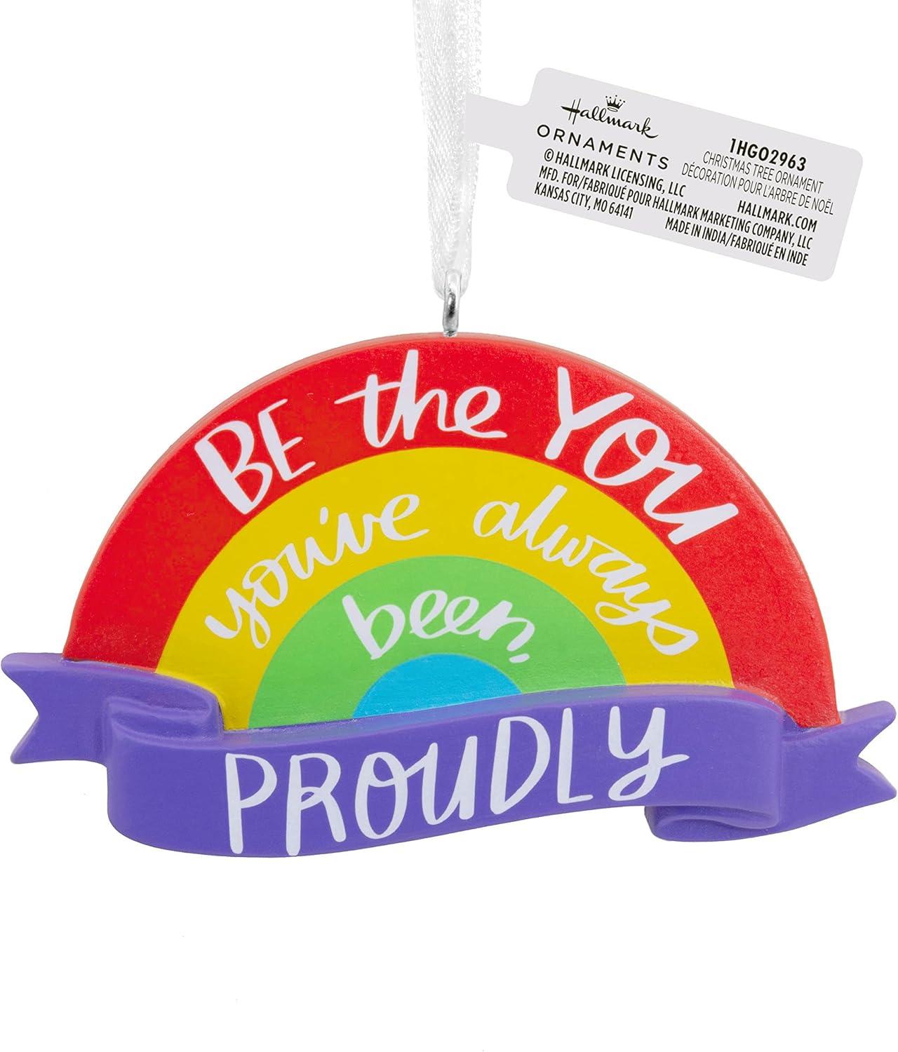 image:imageHallmark Proudly Be You Rainbow Christmas OrnamentProudly Be You