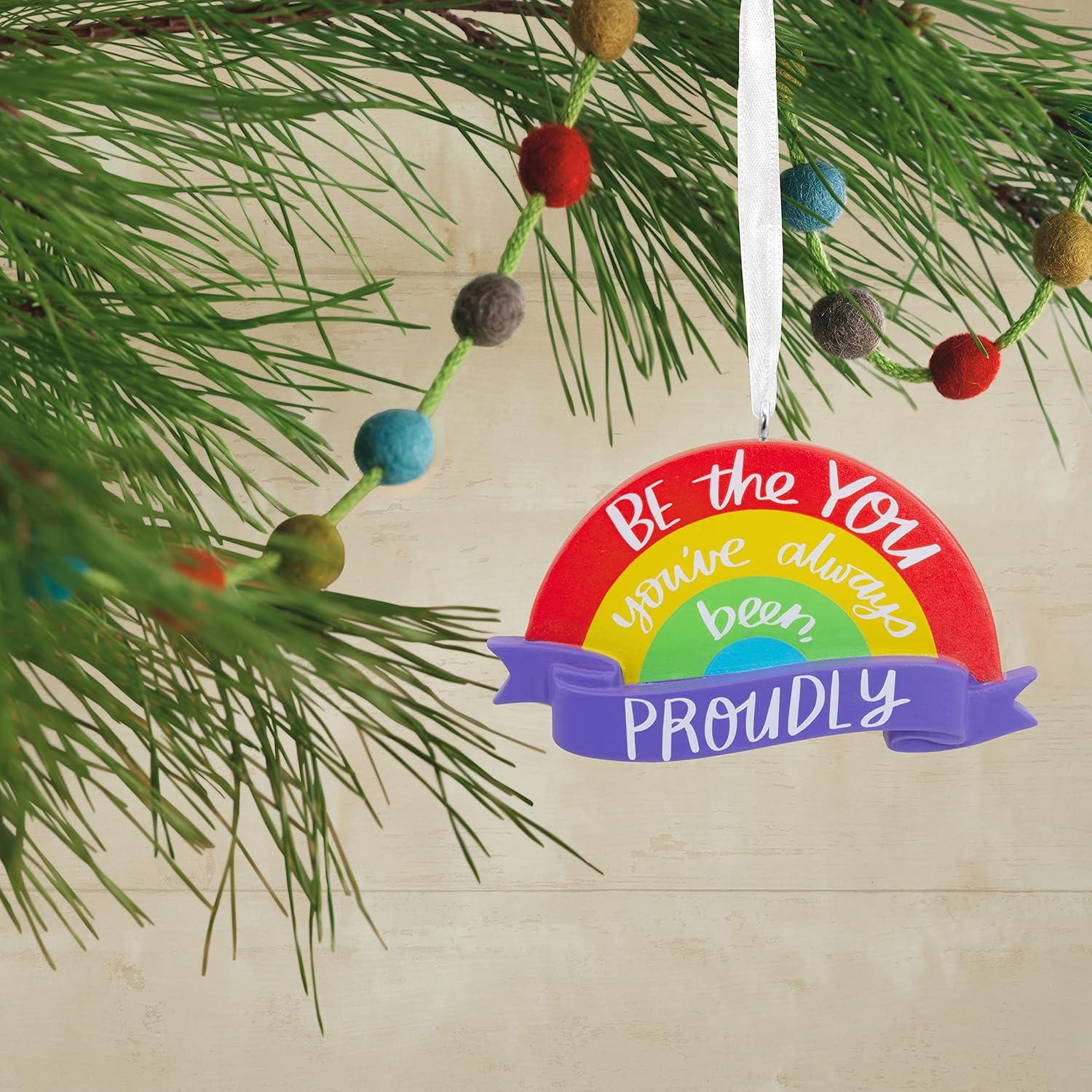 image:imageHallmark Proudly Be You Rainbow Christmas OrnamentProudly Be You