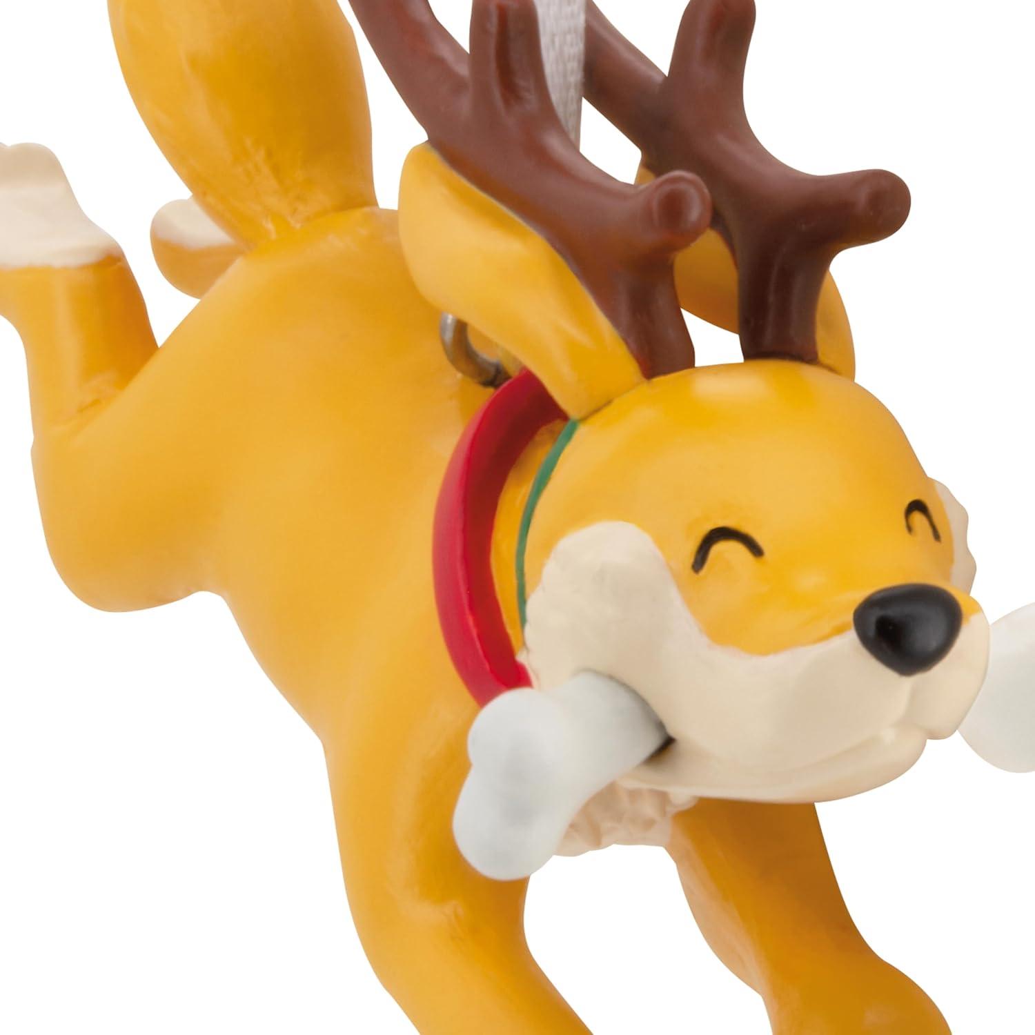 image:imageHallmark Reindeer Dog with Bone Christmas Ornament
