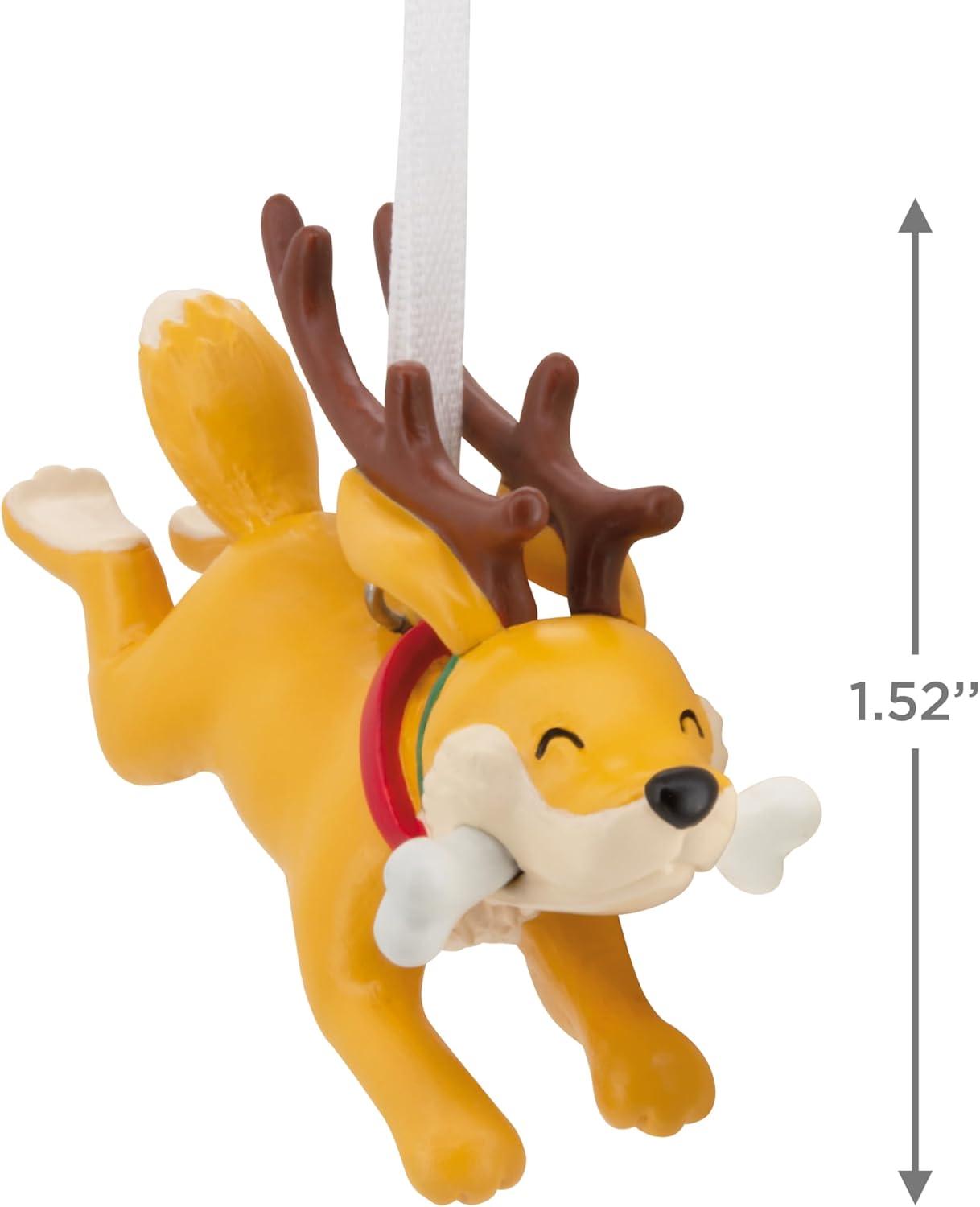 image:imageHallmark Reindeer Dog with Bone Christmas Ornament