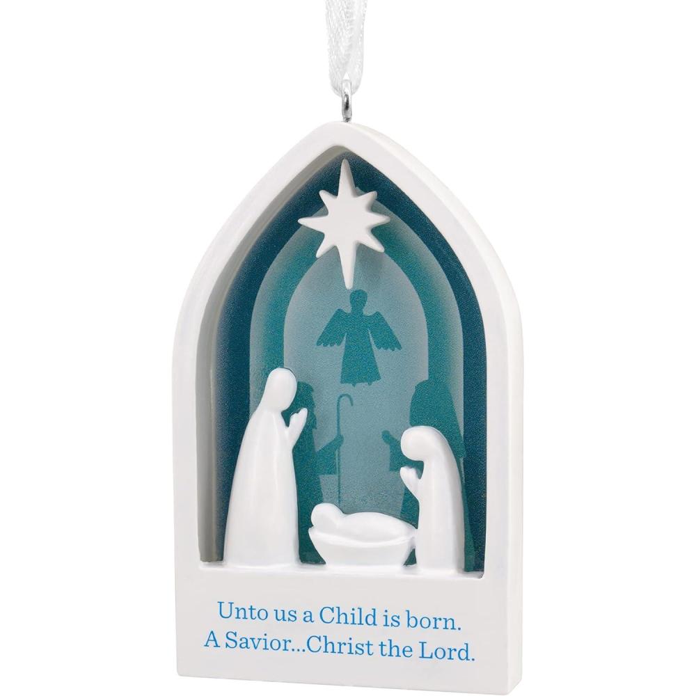 image:imageHallmark Dayspring Cardinal on Wreath Christmas OrnamentNativity