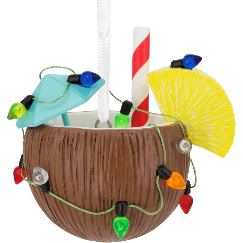 image:imageHallmark Festive Coconut Cocktail Christmas Ornament