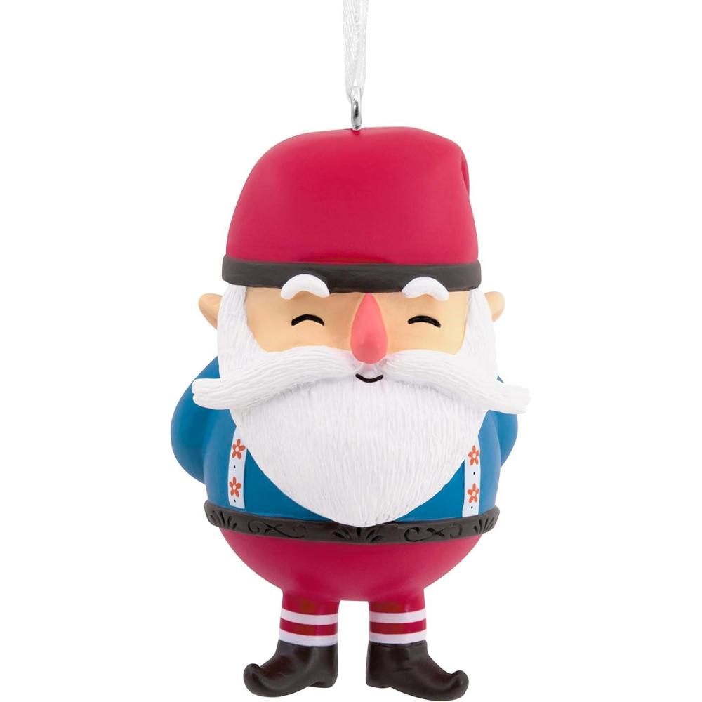 image:imageHallmark Festive Snowman Christmas Ornament CeramicGnome