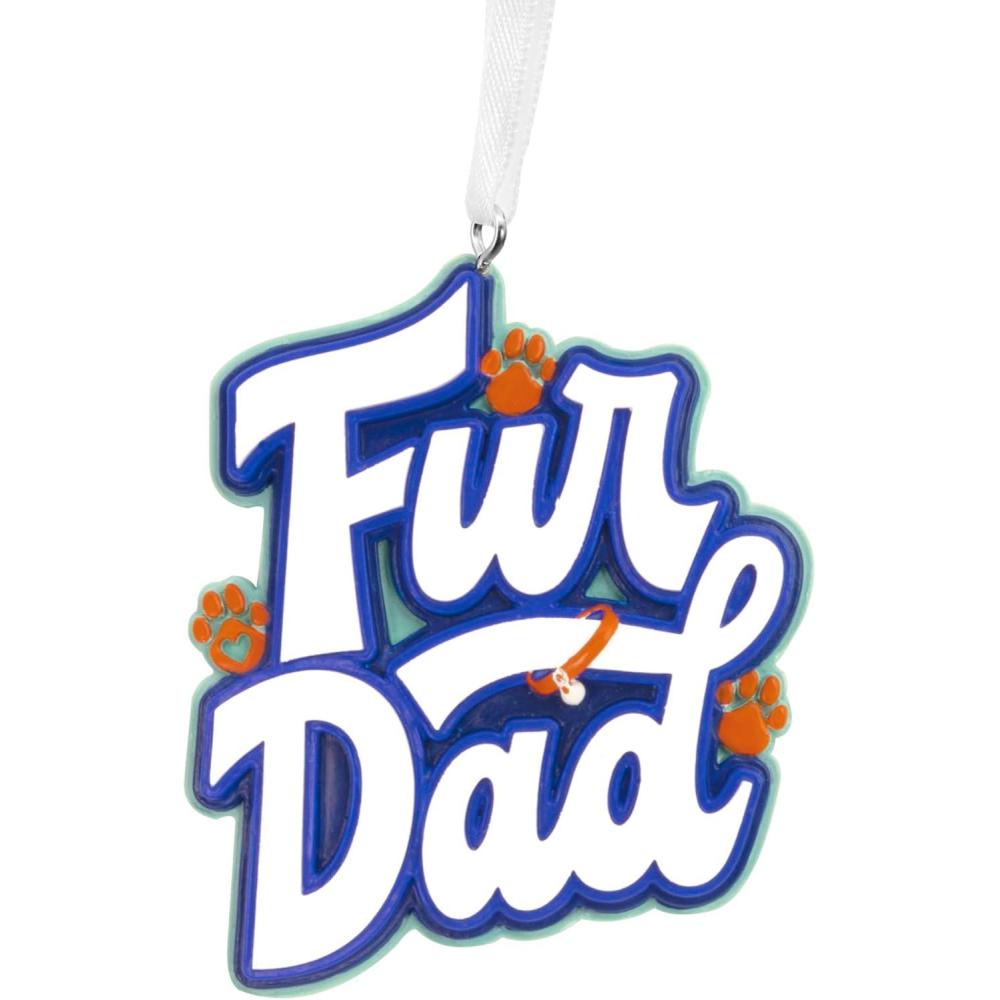 image:imageHallmark Fur Dad Word Art Christmas Ornament
