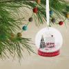 Hallmark Cozy Holiday Wishes Snow Globe Christmas Ornament(Snow Globe)