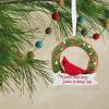 Hallmark Dayspring Cardinal on Wreath Christmas Ornament(Cardinal)