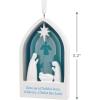 Hallmark Dayspring Cardinal on Wreath Christmas Ornament(Nativity)