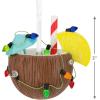 Hallmark Festive Coconut Cocktail Christmas Ornament