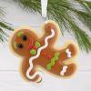 Hallmark Festive Snowman Christmas Ornament, Ceramic(Gingerbread Man)