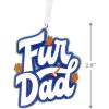 Hallmark Fur Dad Word Art Christmas Ornament