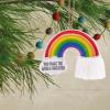 Hallmark Proudly Be You Rainbow Christmas Ornament(Fabric Rainbow)