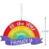 Hallmark Proudly Be You Rainbow Christmas Ornament(Proudly Be You)