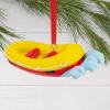 Hallmark Swan Pool Float Christmas Ornament(Floating Raft)