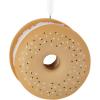 Hallmark Christmas Ornament, North Pole Pizza Ornament, Food Gifts(Everything Bagel with Cream Cheese)