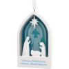 Hallmark Dayspring Cardinal on Wreath Christmas Ornament(Nativity)