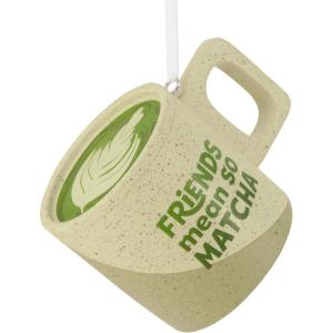Hallmark Christmas Ornament, North Pole Pizza Ornament, Food Gifts(Matcha Mug)