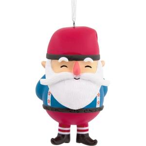 Hallmark Festive Snowman Christmas Ornament, Ceramic(Gnome)