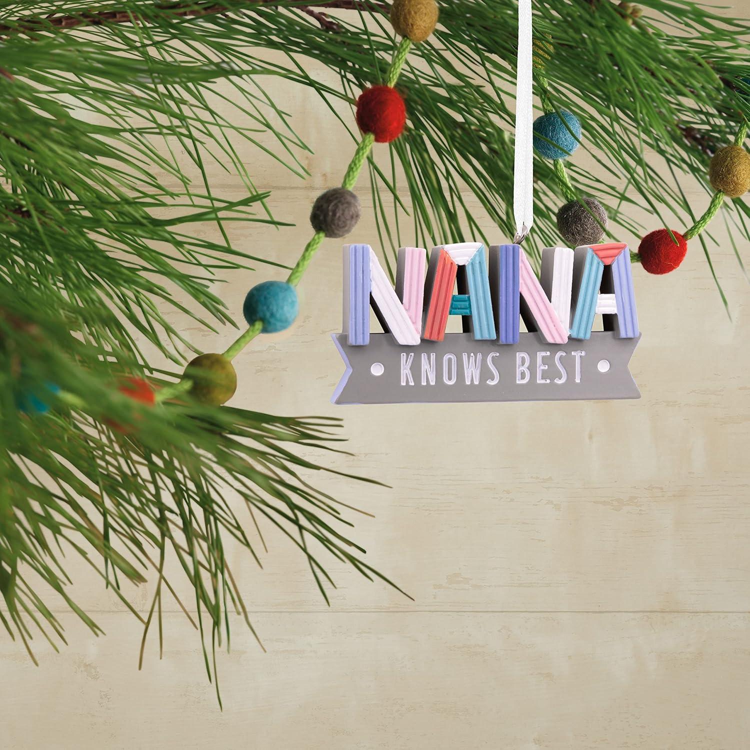 image:imageHallmark Grandma Photo Holder 2024 Christmas OrnamentNana Knows Best