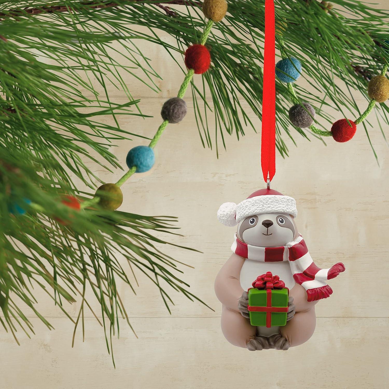 image:imageHallmark Jolly Sloth Christmas Ornament Multicolor 0001HGO2887Sloth