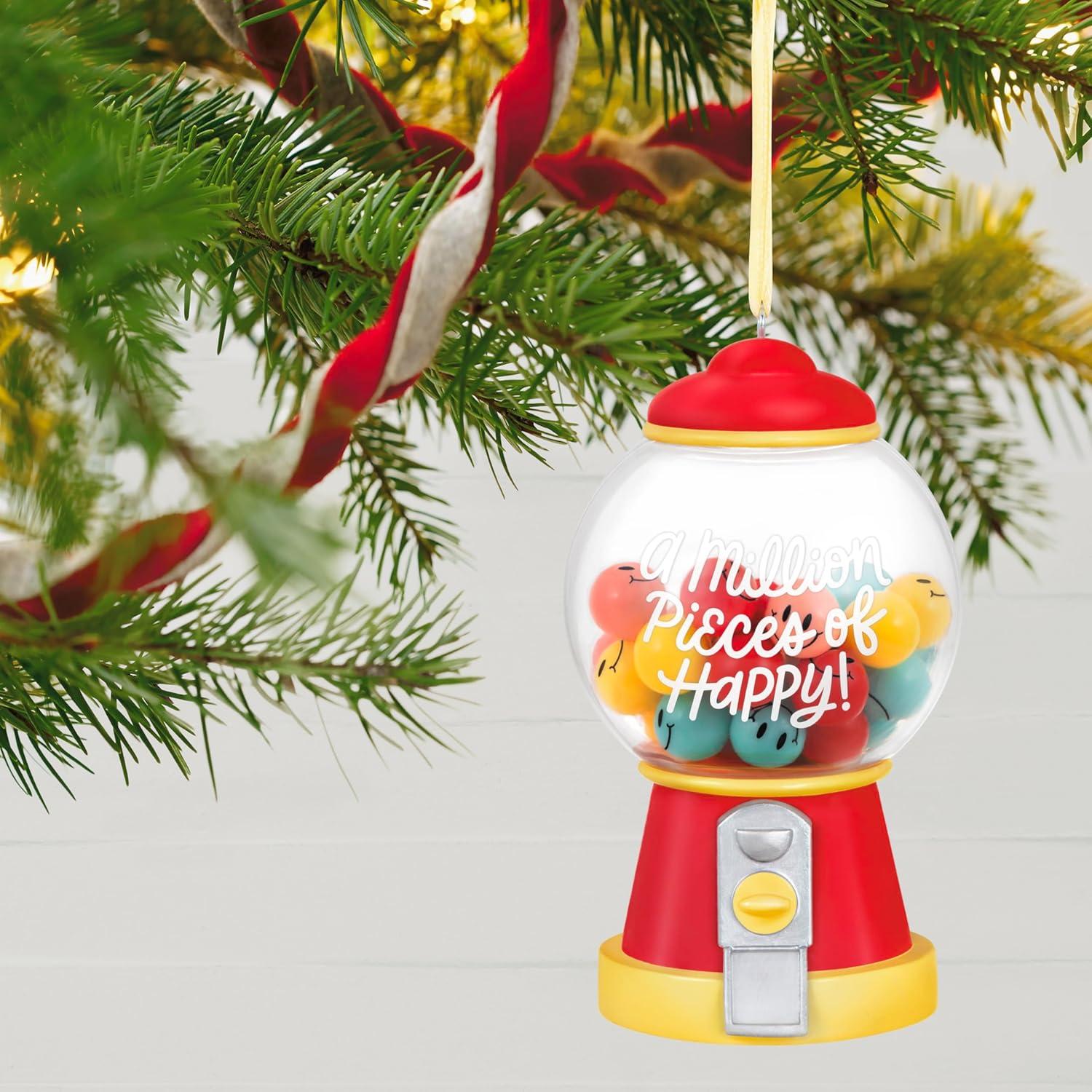 image:imageHallmark Keepsake 1 Miniature Christmas Ornament 2024 Mini Lets Celebrate Porcelain Birthday GiftPieces of Happy