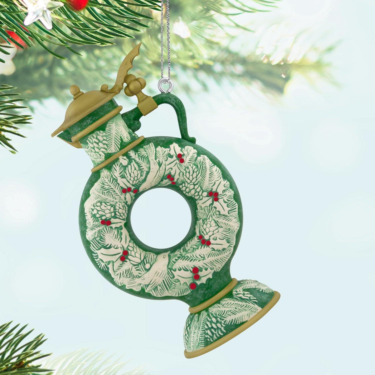 image:imageHallmark Keepsake Christmas Ornament 2024 Cheers to Christmas Wine Gifts2025 Beer Stein