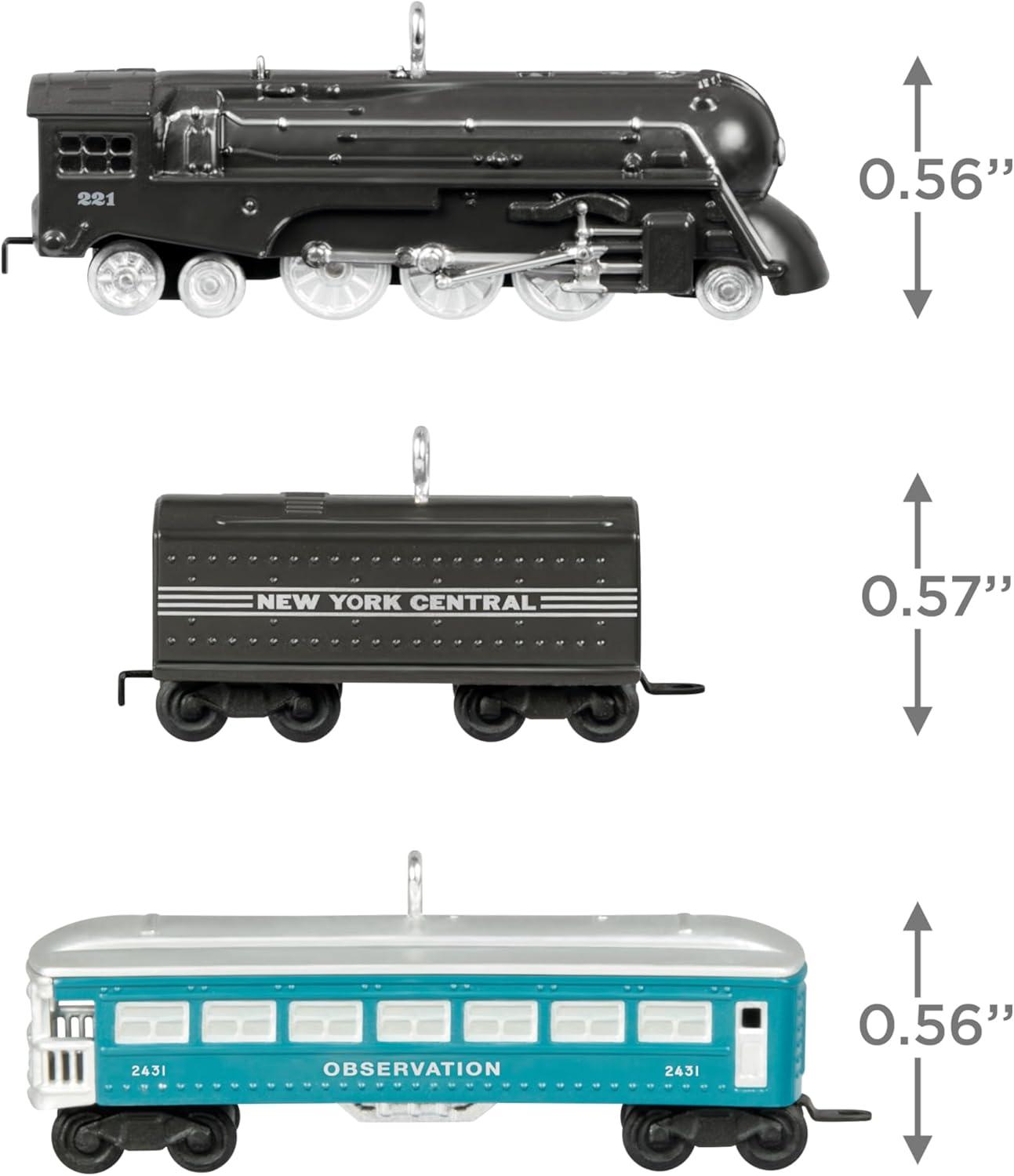 image:imageHallmark Keepsake Christmas Ornament 2024 Lionel Union Pacific Rotary Bathtub Gondola Metal Gifts for Train LoversLionel 221 Steam Locomotive and Tender with 2431 Observation Car