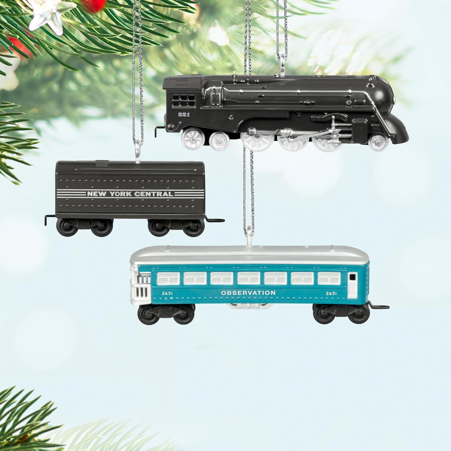 image:imageHallmark Keepsake Christmas Ornament 2024 Lionel Union Pacific Rotary Bathtub Gondola Metal Gifts for Train LoversLionel 221 Steam Locomotive and Tender with 2431 Observation Car