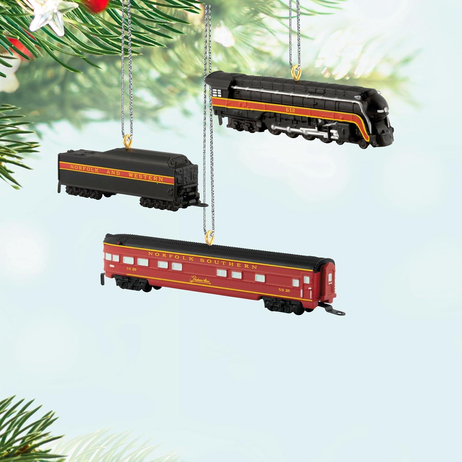image:imageHallmark Keepsake Christmas Ornament 2024 Lionel Union Pacific Rotary Bathtub Gondola Metal Gifts for Train LoversLionel Norfolk and Western Passenger