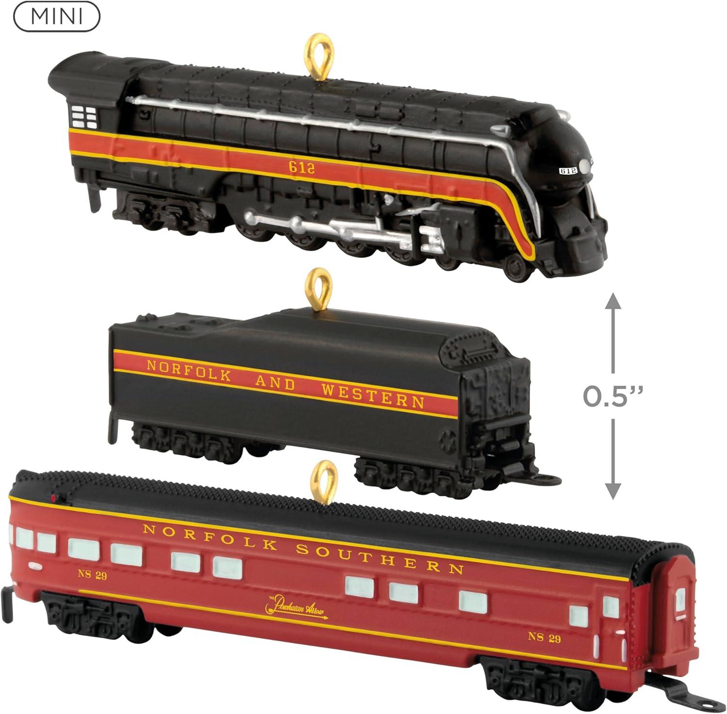 image:imageHallmark Keepsake Christmas Ornament 2024 Lionel Union Pacific Rotary Bathtub Gondola Metal Gifts for Train LoversLionel Norfolk and Western Passenger