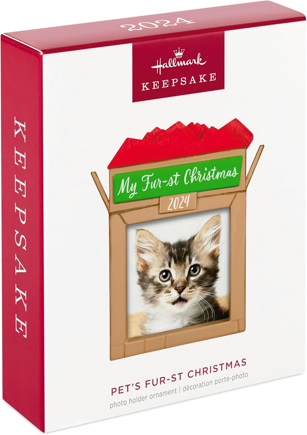 image:imageHallmark Keepsake Christmas Ornament 2024 Pets Furst Christmas 2024 Photo Frame Pet Gifts2024 My Furst Christmas