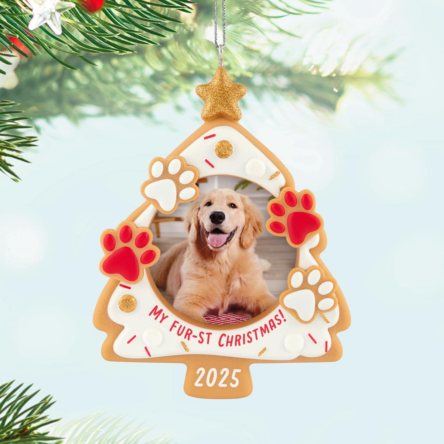 image:imageHallmark Keepsake Christmas Ornament 2024 Pets Furst Christmas 2024 Photo Frame Pet Gifts2025 My Furst Christmas