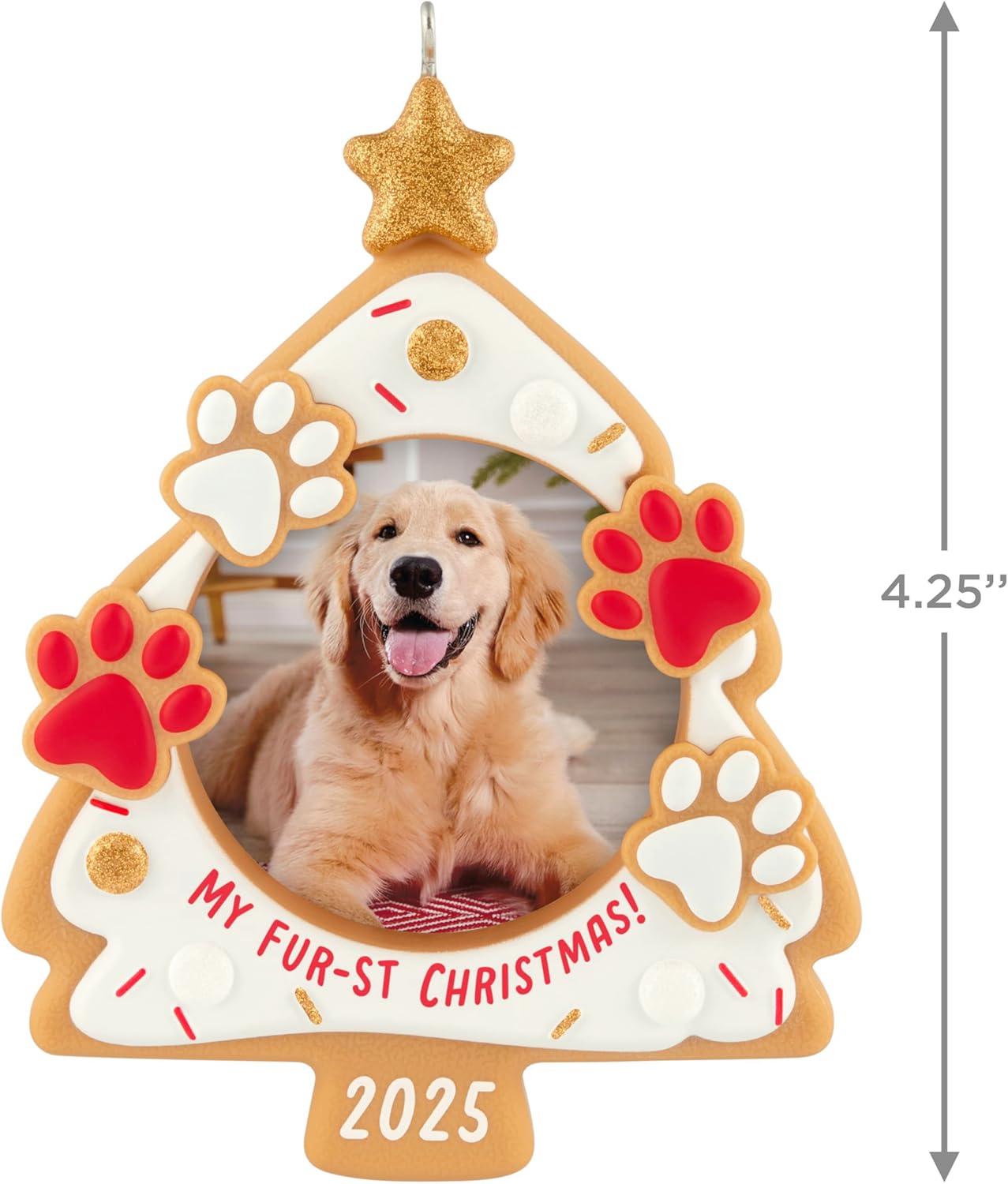 image:imageHallmark Keepsake Christmas Ornament 2024 Pets Furst Christmas 2024 Photo Frame Pet Gifts2025 My Furst Christmas