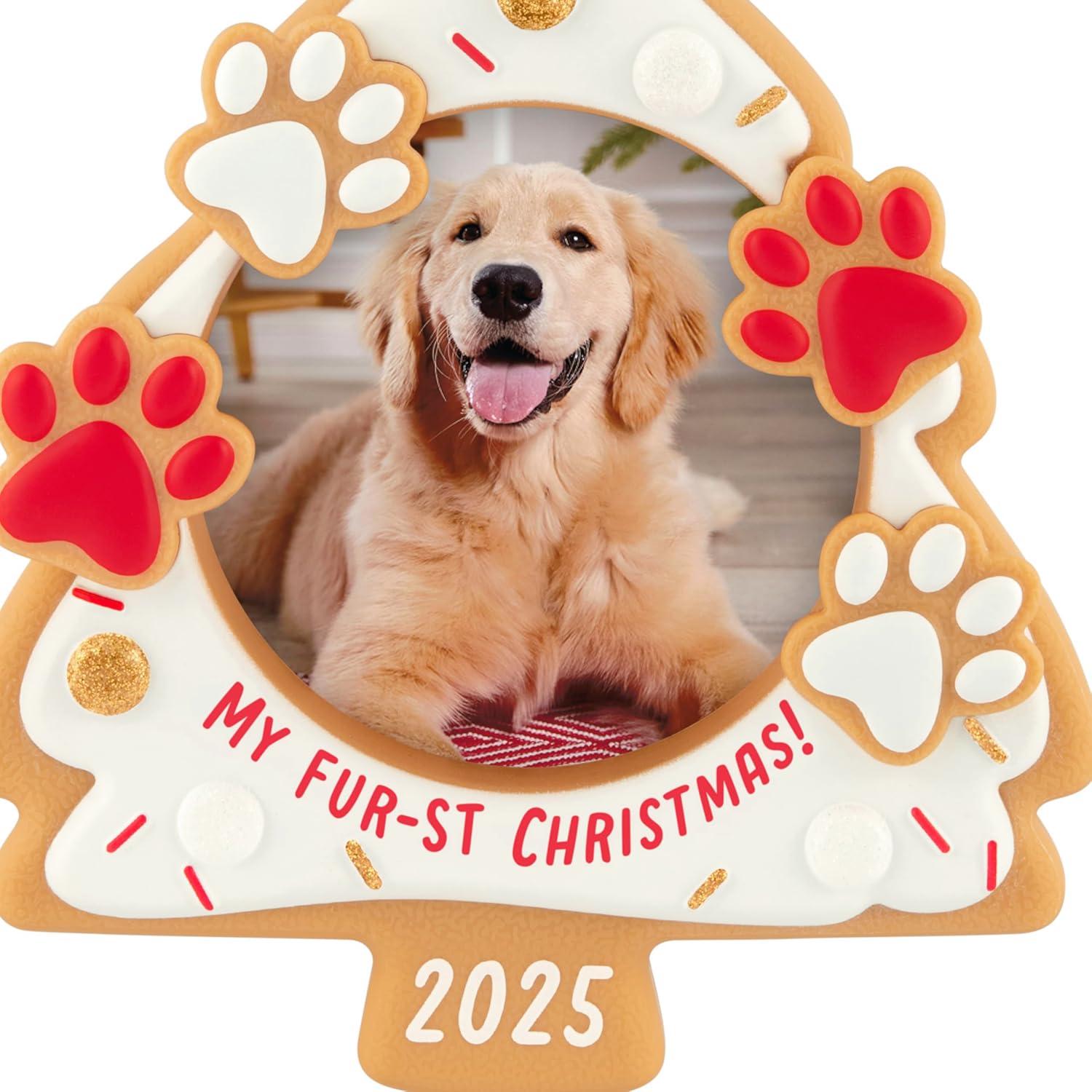 image:imageHallmark Keepsake Christmas Ornament 2024 Pets Furst Christmas 2024 Photo Frame Pet Gifts2025 My Furst Christmas