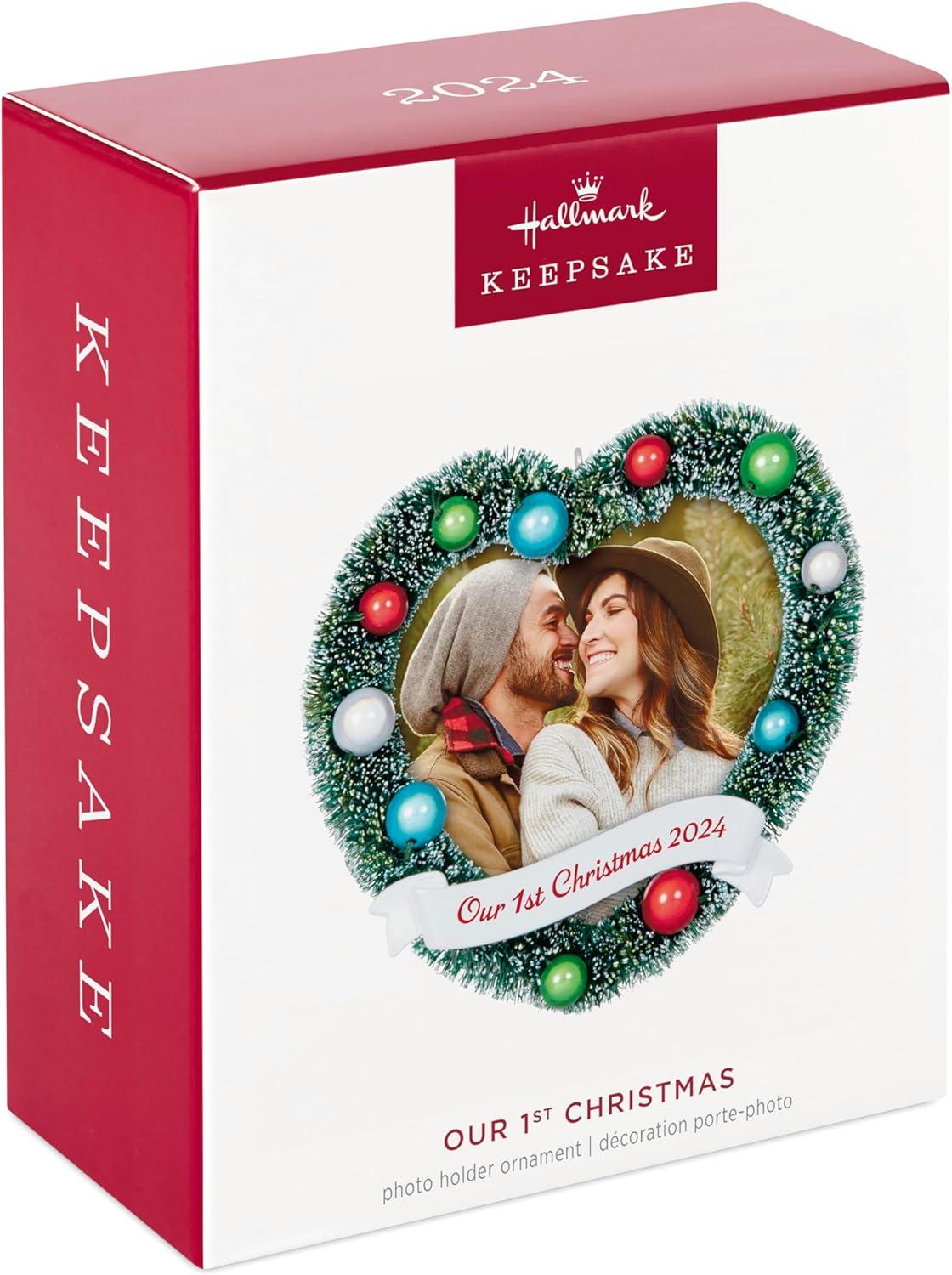 image:imageHallmark Keepsake Christmas Ornament 2025 A Perfect Match Gifts for Couples2024 Our First Christmas Photo Frame