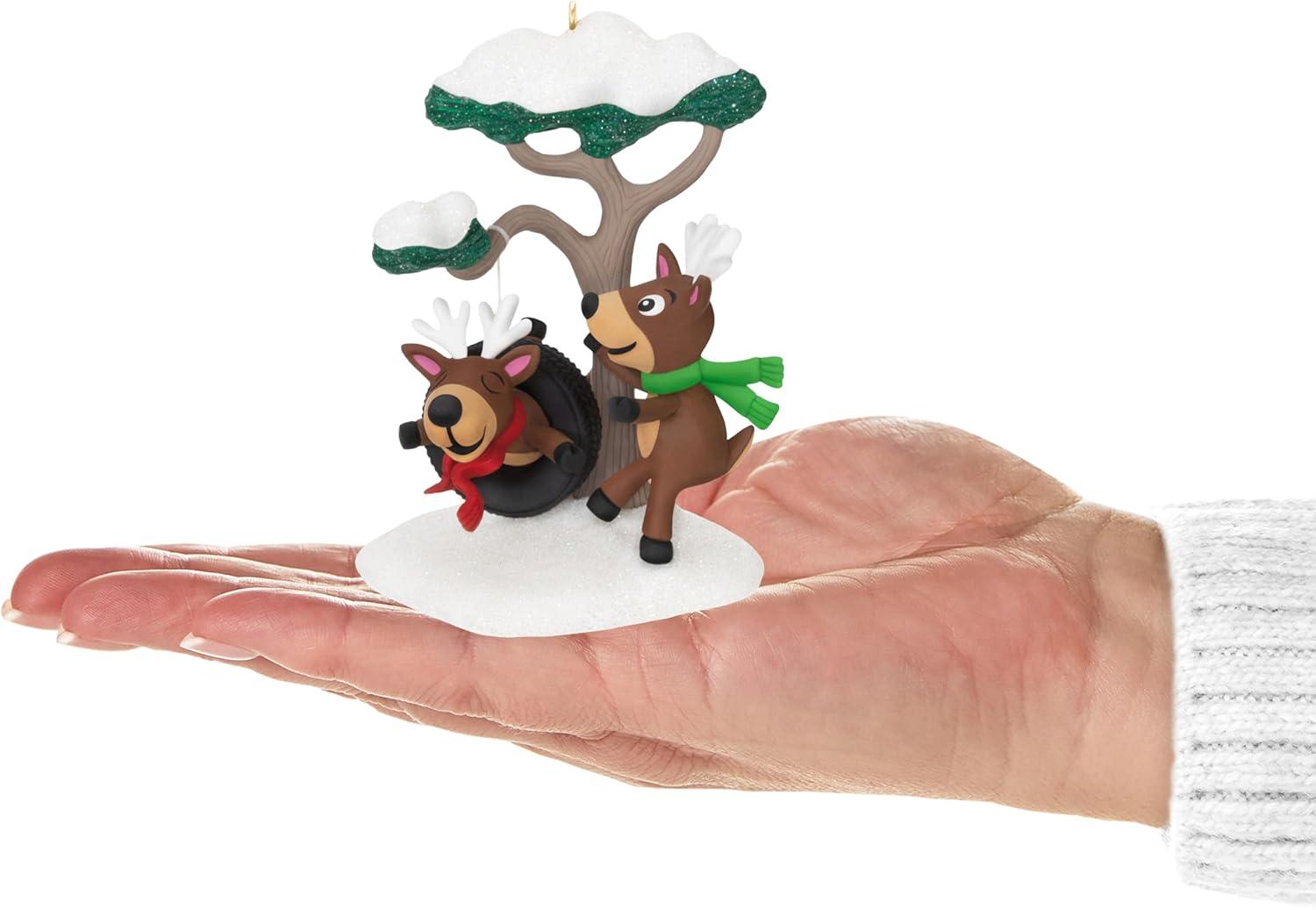 image:imageHallmark Keepsake Christmas Ornament A Snowy Surprise Funny GiftsReindeer Antics
