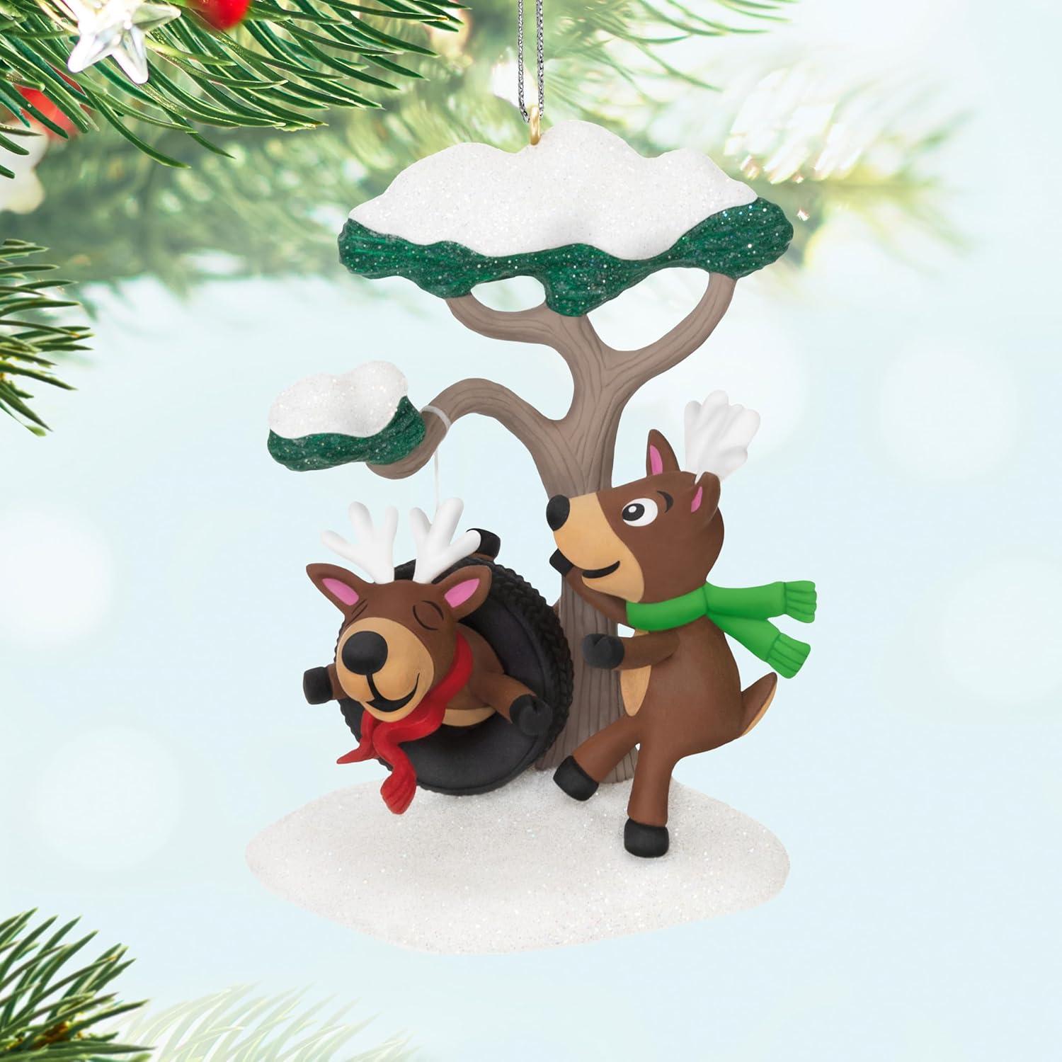 image:imageHallmark Keepsake Christmas Ornament A Snowy Surprise Funny GiftsReindeer Antics