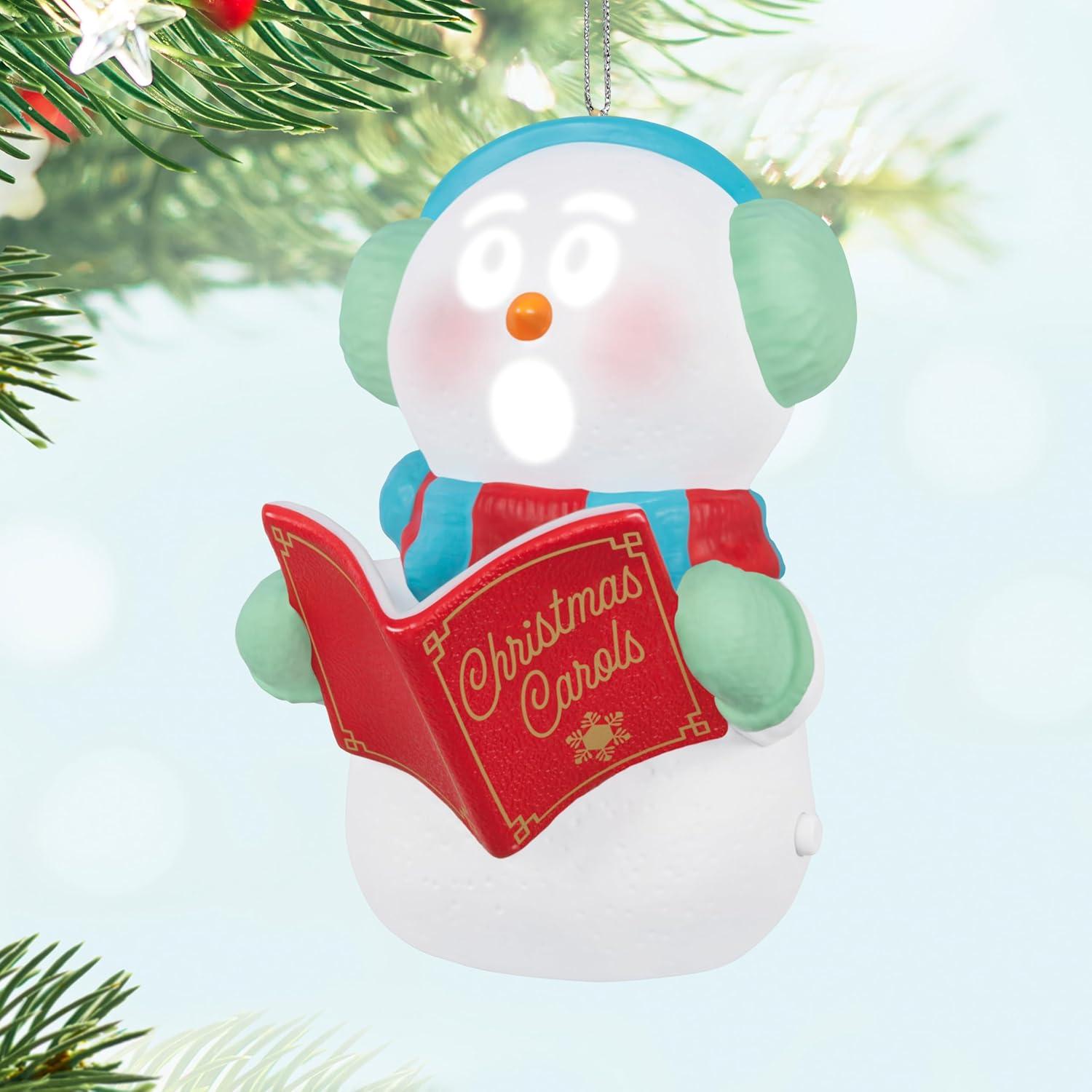 image:imageHallmark Keepsake Christmas Ornament Festive Feline Funny GiftsCaroling Snowman
