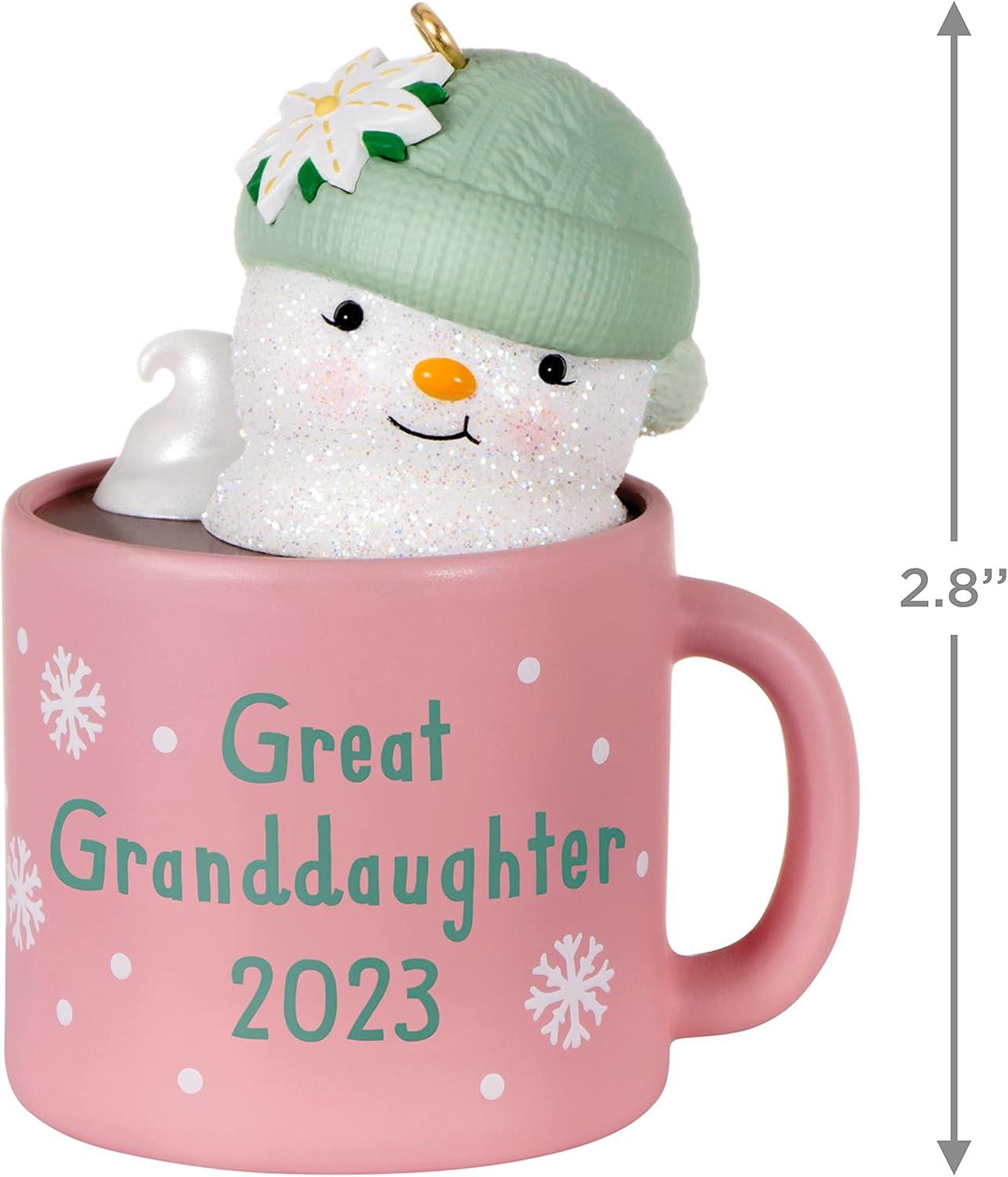 image:imageHallmark Keepsake Christmas Ornament GreatGranddaughter Cupcake 20252023 GreatGranddaughter