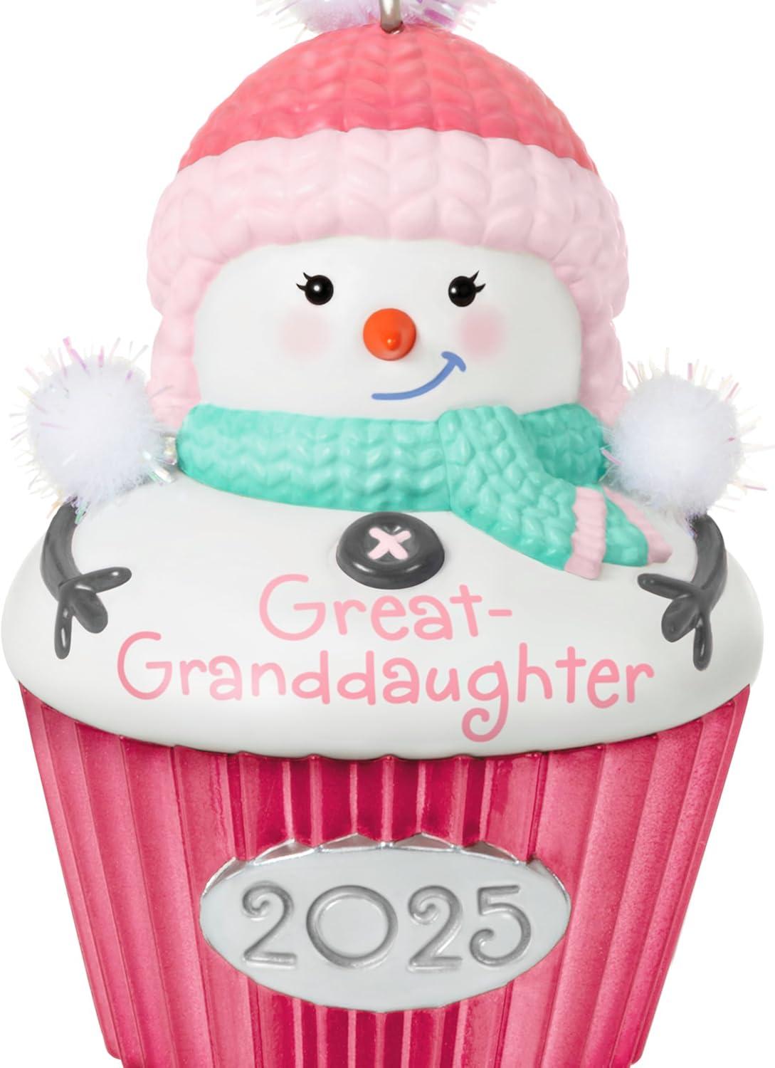 image:imageHallmark Keepsake Christmas Ornament GreatGranddaughter Cupcake 20252025 GreatGranddaughter