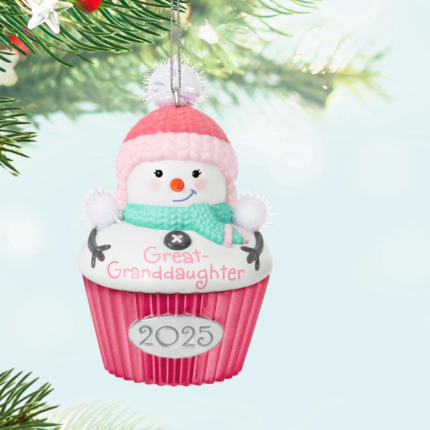 image:imageHallmark Keepsake Christmas Ornament GreatGranddaughter Cupcake 20252025 GreatGranddaughter