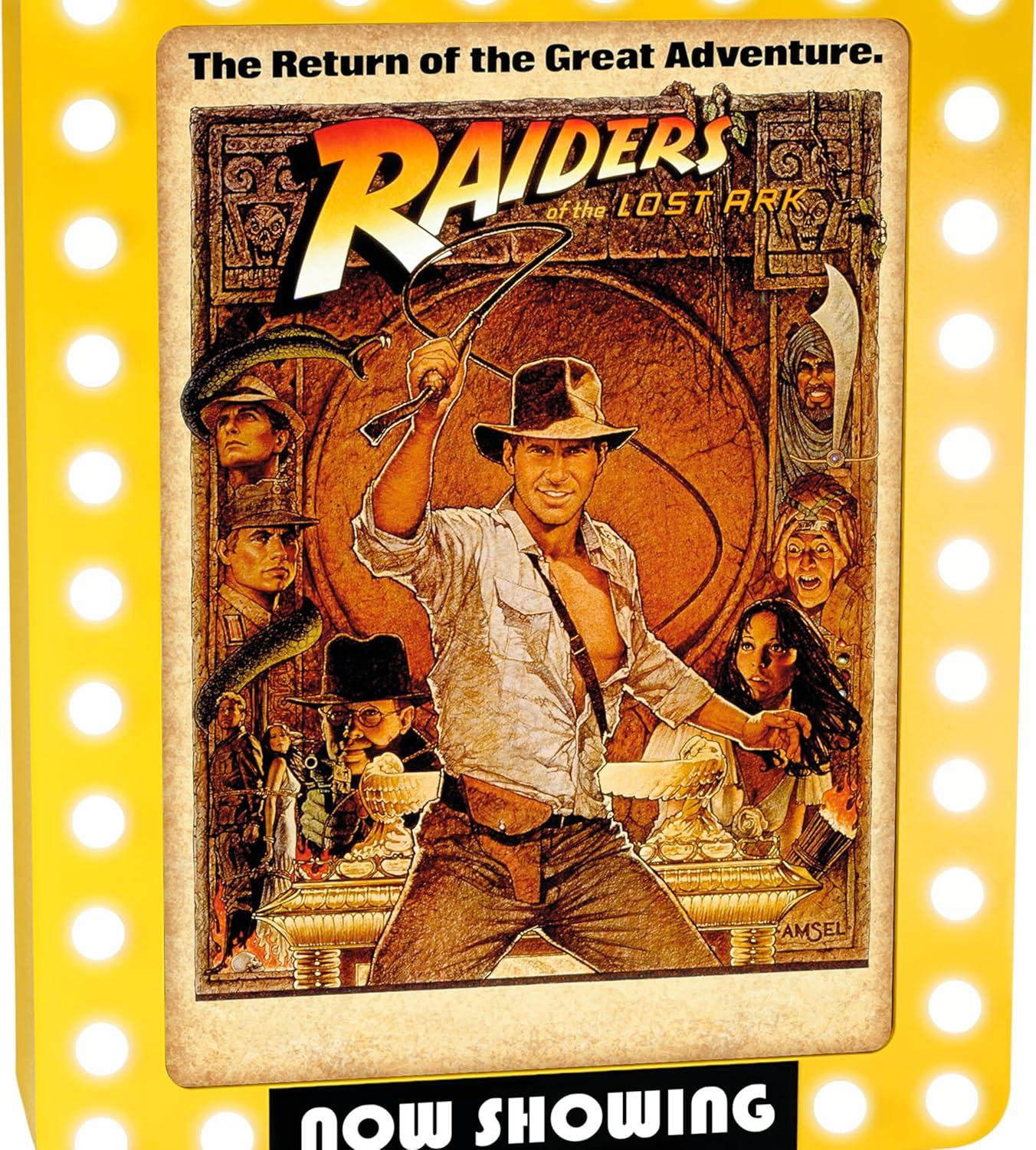 image:imageHallmark Keepsake Christmas Ornament Indiana Jones and the Raiders of the Lost Ark Now Showing with Light Movie GiftsIndiana Jones