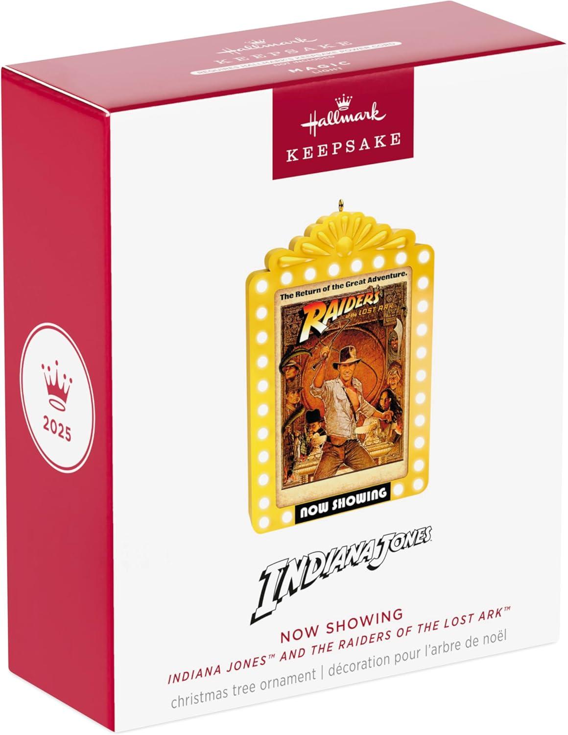 image:imageHallmark Keepsake Christmas Ornament Indiana Jones and the Raiders of the Lost Ark Now Showing with Light Movie GiftsIndiana Jones